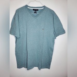 Tommy Hilfiger Essential Flag Cotton Core Short Sleeve Mens V-neck T-shirt XXL